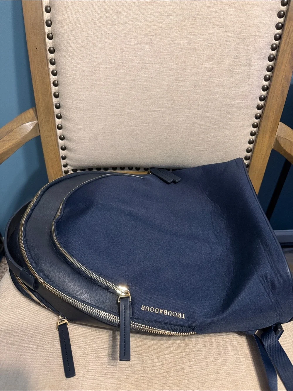 Troubadour Navy Blue “Momentum” Travel Backpack